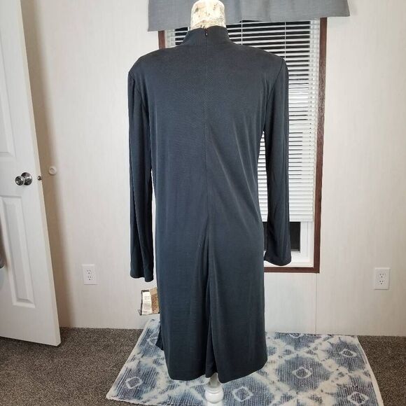 Lord & Taylor BRAND NEW K. C. Spencer Little Black Dress Sheath Long Sleeve - Picture 4 of 10
